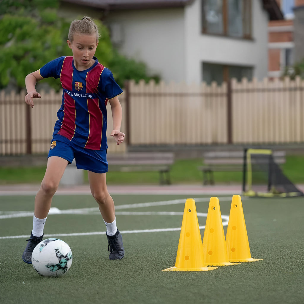 Soccer Training Mat with Video Drills and Grip Socks for Youth Practice