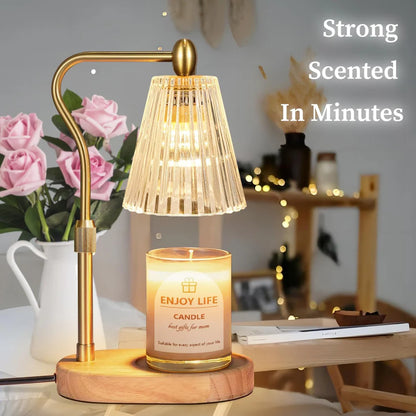 Adjustable Electric Candle Warmer Lamp Timer and Dimmer