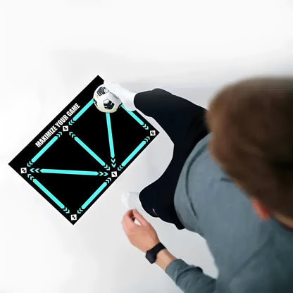 Soccer Training Mat with Video Drills and Grip Socks for Youth Practice