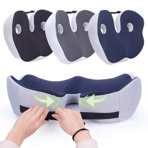 Seat Cushion Adjustable Memory Foam For Sit Bone Pressure Relief