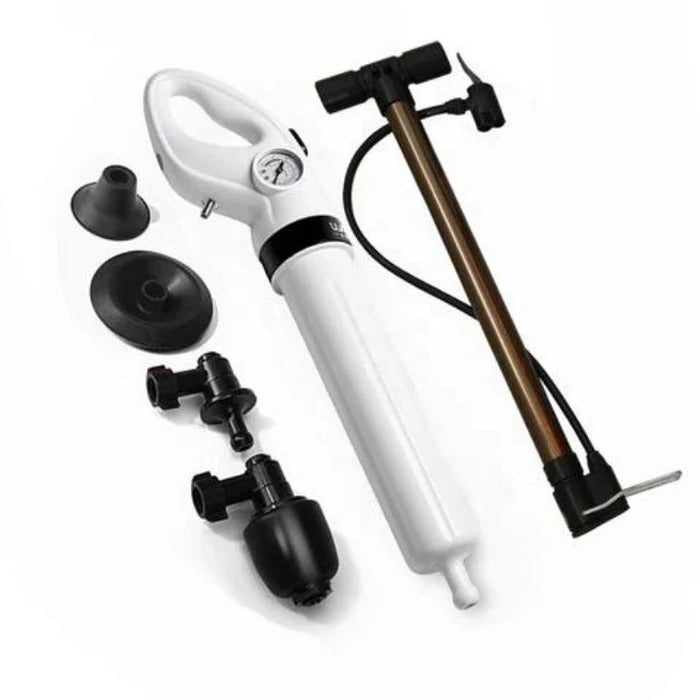 Toilet Plunger High Pressure Drain Unblocker With Heavy Duty Rubber Cup