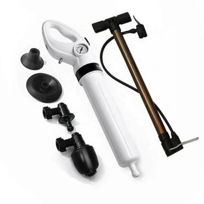 Toilet Plunger High Pressure Drain Unblocker With Heavy Duty Rubber Cup