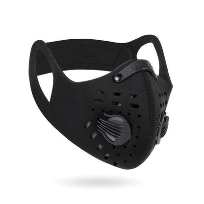 Reusable Face Mask with Adjustable Fit and Replaceable Filter, Machine Washable