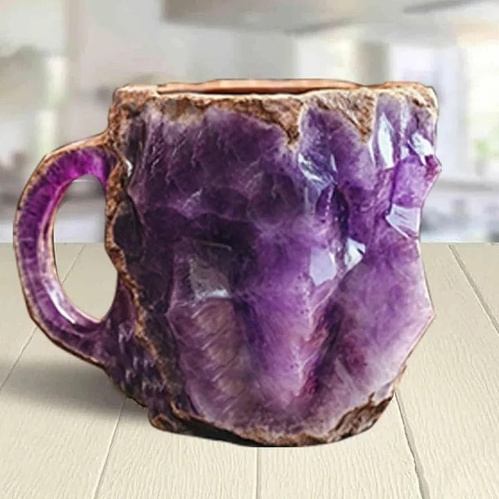 Coffee Mugs Mineral Crystal Glass For Hot And Cold Beverages