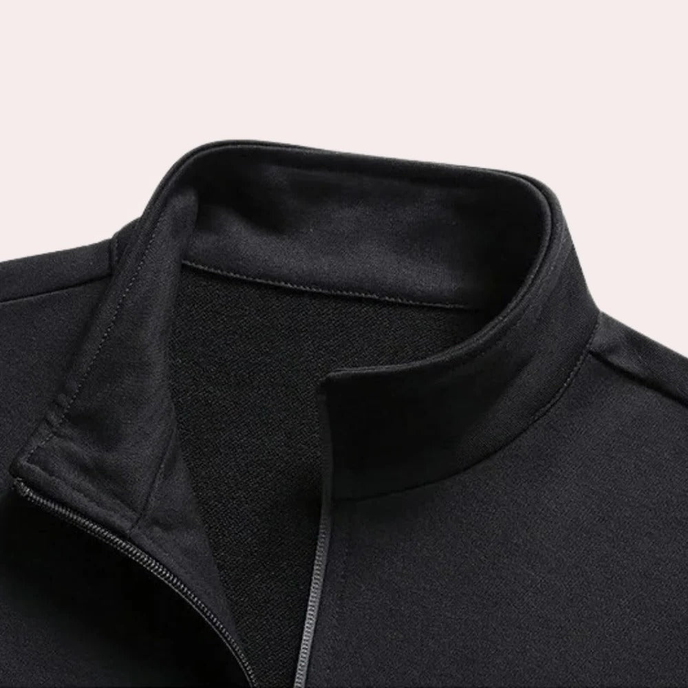 Men's Tracksuit Comfortable Breathable Slim-Fit Zip-Up Jacket And Pants Set