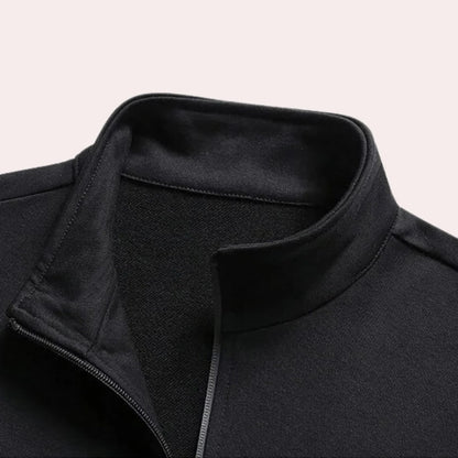 Men's Tracksuit Comfortable Breathable Slim-Fit Zip-Up Jacket And Pants Set