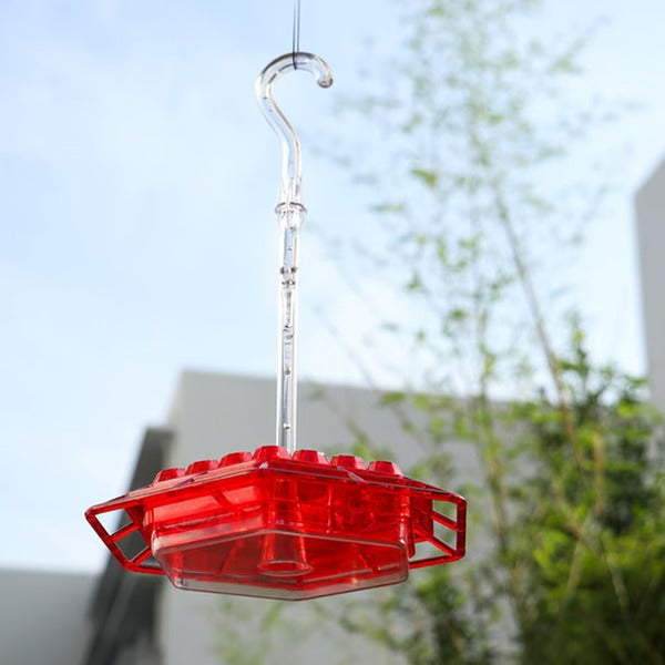 Hummingbird Feeder With Built-In Ant Moat And Easy-Clean Design