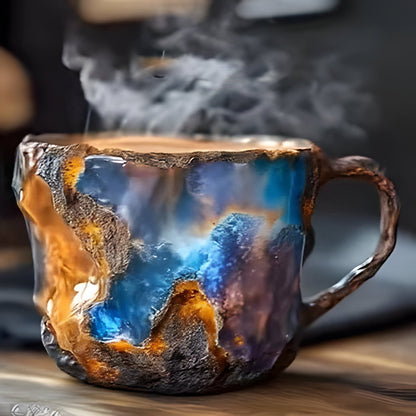 Coffee Mugs Mineral Crystal Glass For Hot And Cold Beverages
