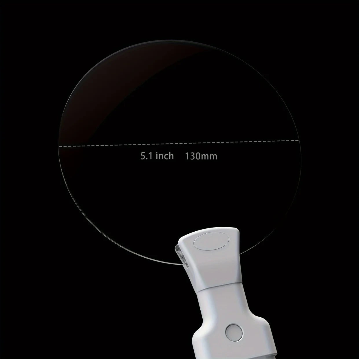 Hands-Free Magnifier with 5x Optical Lens and Flexible Gooseneck, Neck Strap Mount