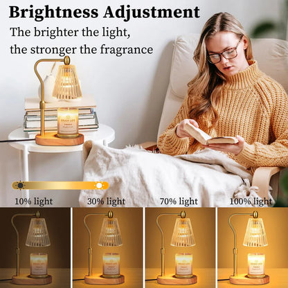 Adjustable Electric Candle Warmer Lamp Timer and Dimmer