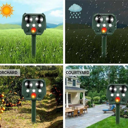 Ultrasonic Animal Repeller For Cats, Dogs, Foxes, Rats And Squirrels