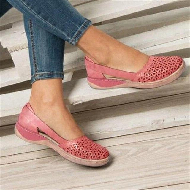 Women's Flats Bunion-Friendly Design With Wide Toe Box And Support