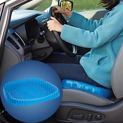 Gel Seat Cushion For Pressure Relief, Tailbone And Lower Back Support
