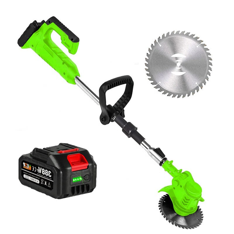 Cordless Grass Trimmer Battery Powered Electric Rechargeable With Adjustable Shaft