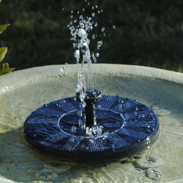 Solar-Powered Garden Fountain Water Feature, Eco-Friendly Outdoor Gift