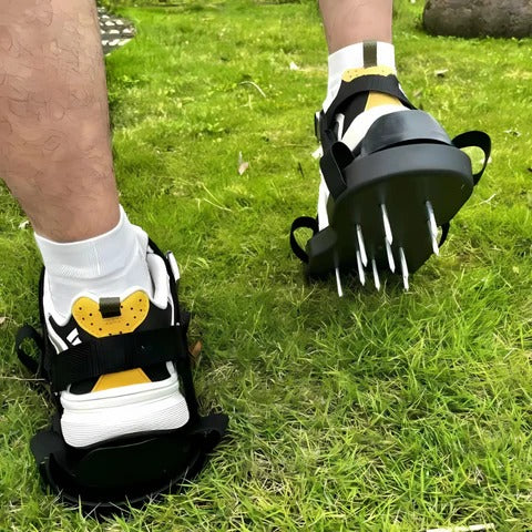 Aerator Shoes For Effortless Lawn Aeration And Healthier Grass