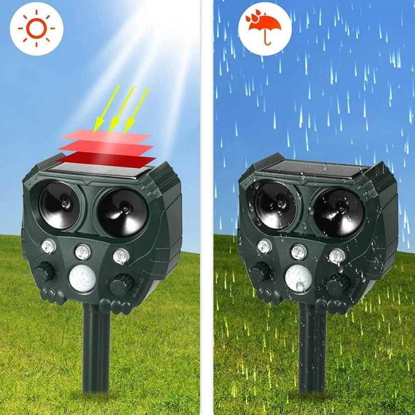 Ultrasonic Animal Repeller For Cats, Dogs, Foxes, Rats And Squirrels