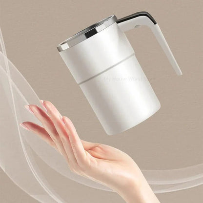 Self Stirring Mug with LED Temp Display and Rechargeable Battery, 20-Second Stop
