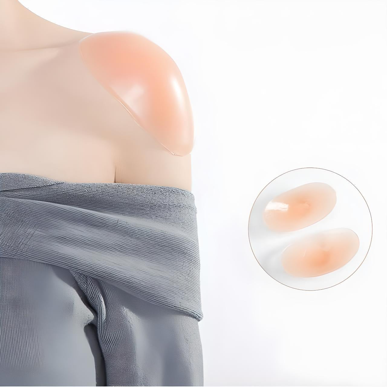 Shoulder Pads for Women with Silicone Non-Slip Grip and Low-Profile Breathable Design