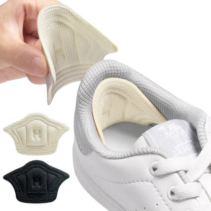 Gel Heel Pads with Self-Adhesive Backing and Shock Absorption, Low-Profile Breathable