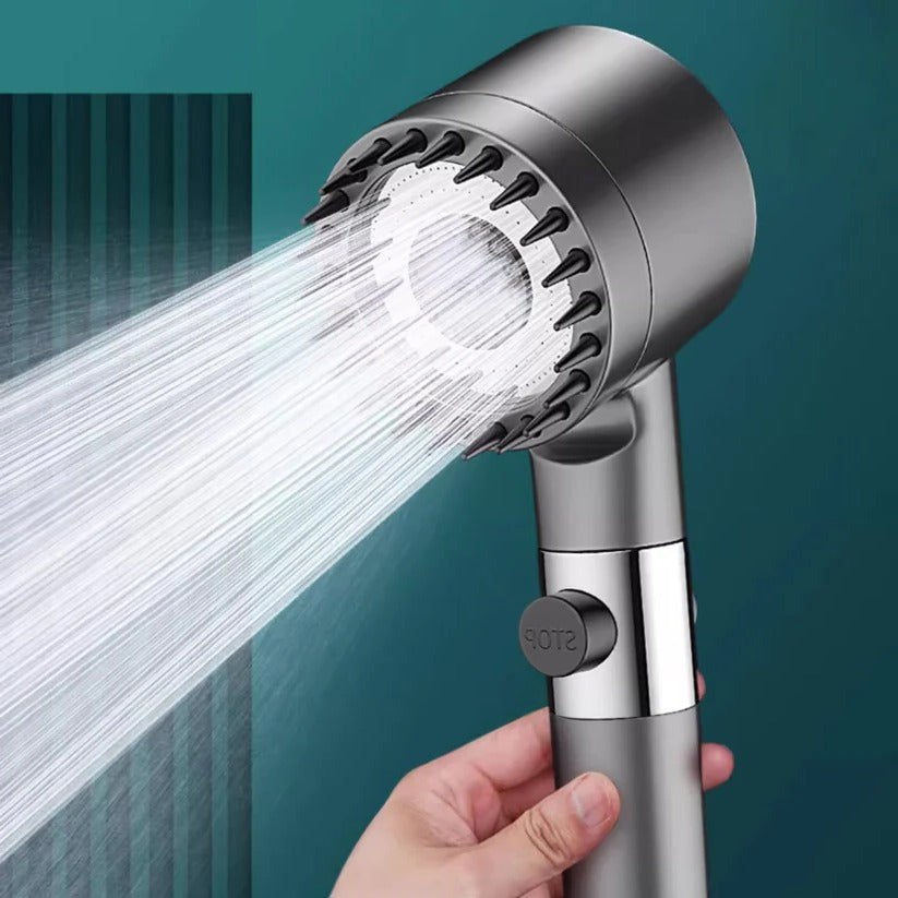 Showerhead High Pressure Handheld Rainfall Adjustable Water-Saving Easy Install