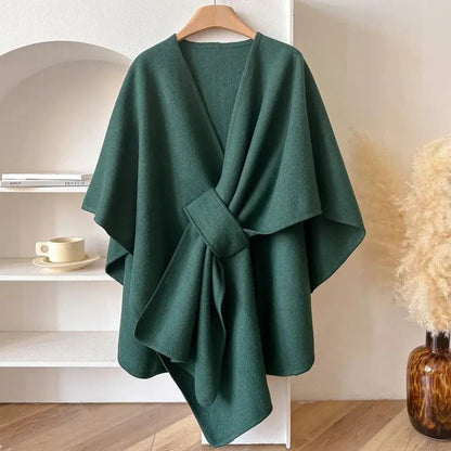 Layering Wrap with Windproof Microfiber and Featherless Insulation, Draped Fit