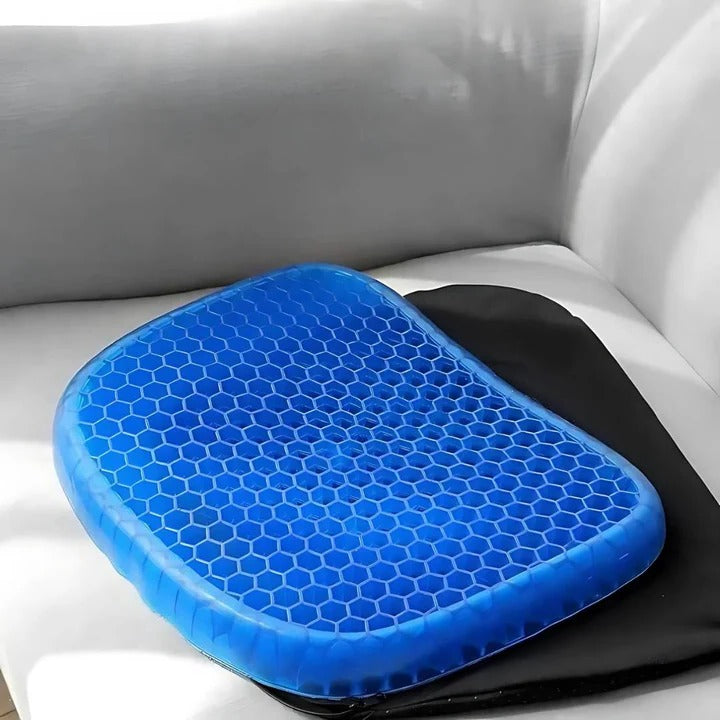 Gel Seat Cushion For Pressure Relief, Tailbone And Lower Back Support