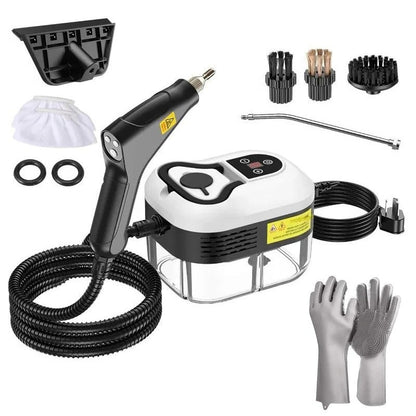 Steam Cleaner 2500W High Pressure With Protective Gloves Included