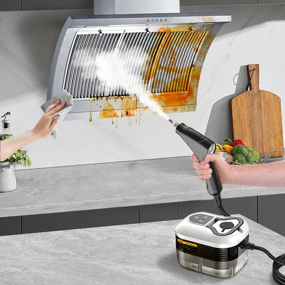 Steam Cleaner 2500W High Pressure With Protective Gloves Included