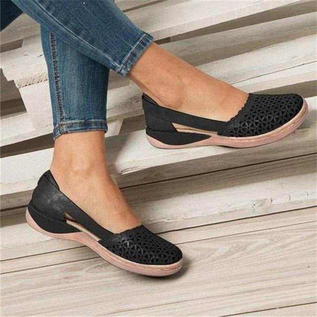 Women's Flats Bunion-Friendly Design With Wide Toe Box And Support