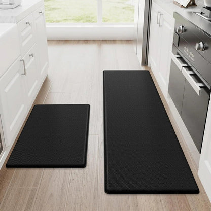 Anti-Fatigue Kitchen Mat with Non-Slip Base and Oil-Resistant Surface, High-Density Foam