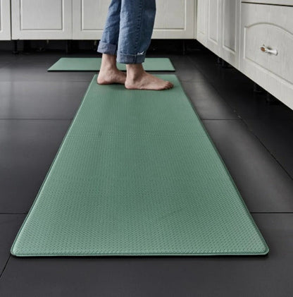 Anti-Fatigue Kitchen Mat with Non-Slip Base and Oil-Resistant Surface, High-Density Foam