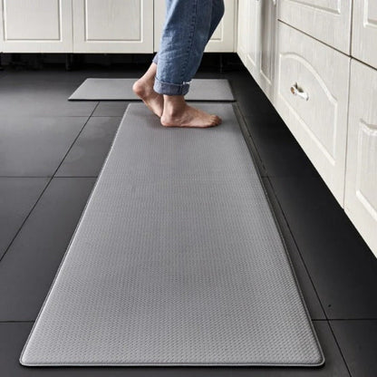 Anti-Fatigue Kitchen Mat with Non-Slip Base and Oil-Resistant Surface, High-Density Foam