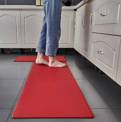 Anti-Fatigue Kitchen Mat with Non-Slip Base and Oil-Resistant Surface, High-Density Foam