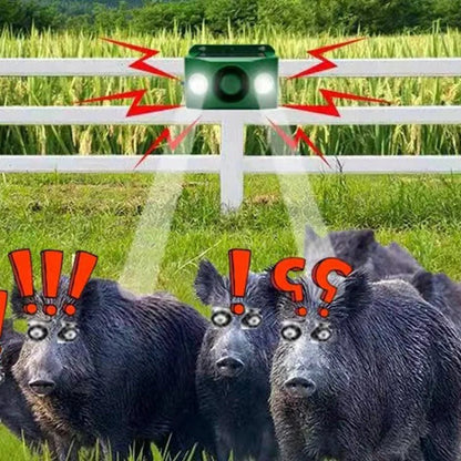 Solar Warning Lights Beast Repellent LED Outdoor Animal Deterrent
