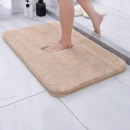 Bath Mat with Plush Microfiber and Non-Slip Rubber Backing, 20 x 30 Inches