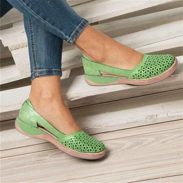 Women's Flats Bunion-Friendly Design With Wide Toe Box And Support