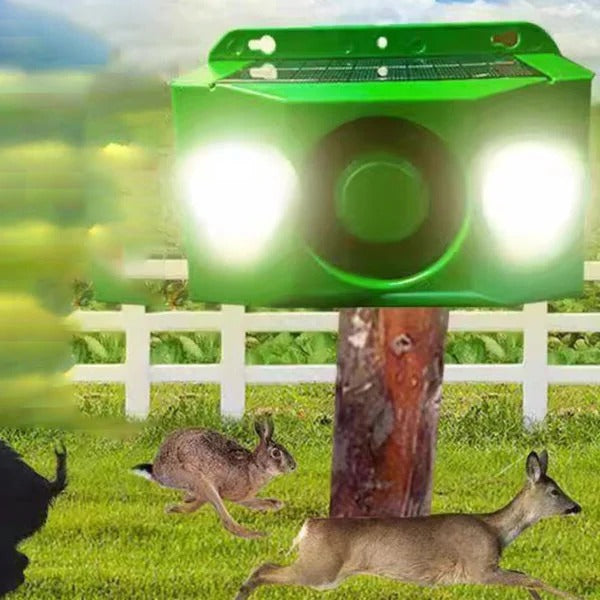 Solar Warning Lights Beast Repellent LED Outdoor Animal Deterrent