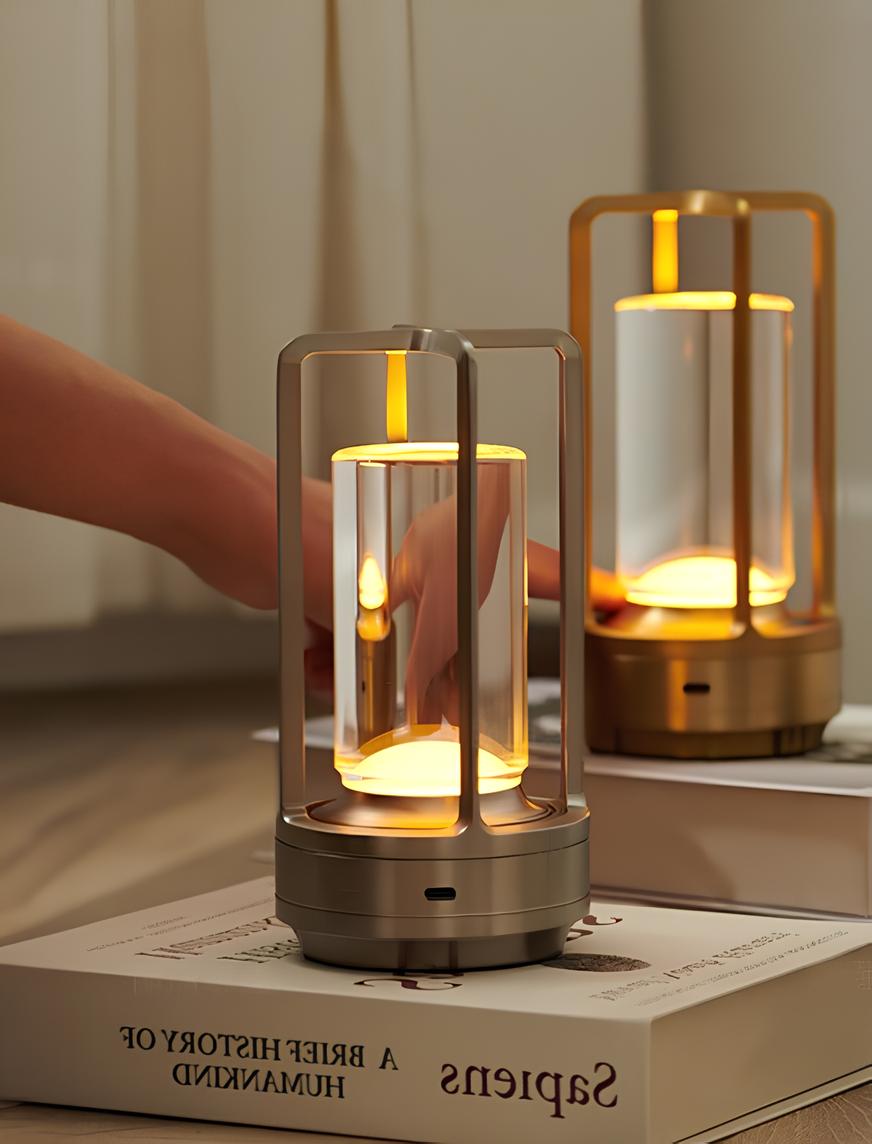 Cordless Table Lamp Nordic Modern Rechargeable LED Dimmable Ambient Light