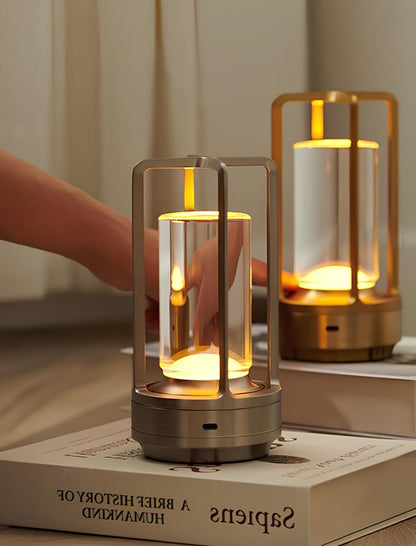Cordless Table Lamp Nordic Modern Rechargeable LED Dimmable Ambient Light