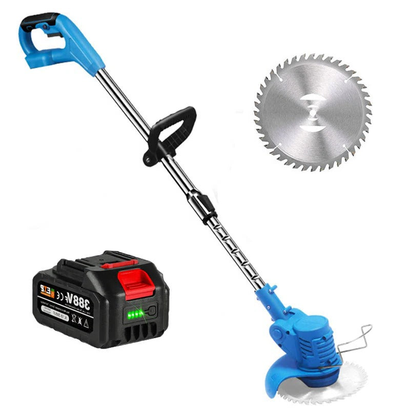 Cordless Grass Trimmer Battery Powered Electric Rechargeable With Adjustable Shaft