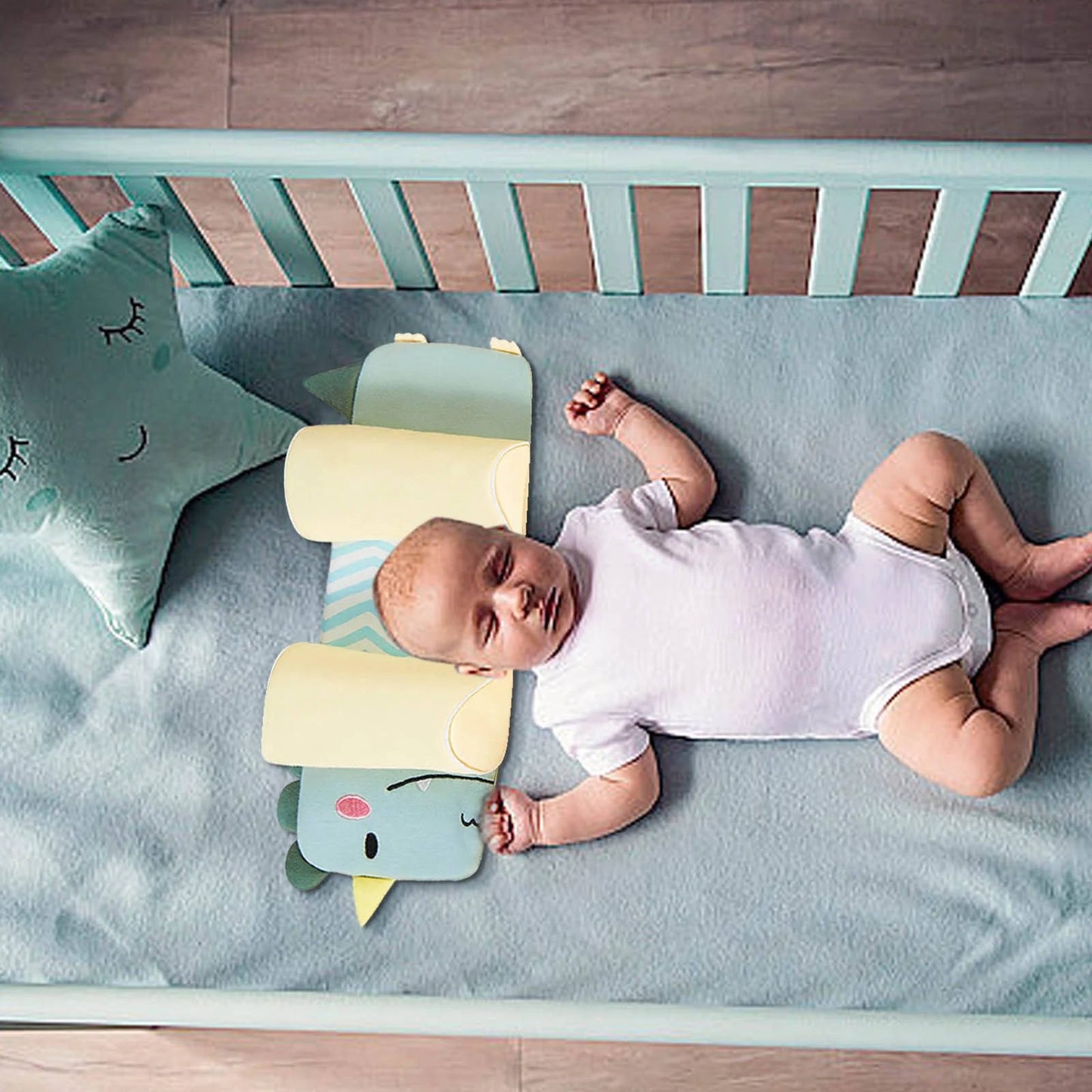 Newborn Head Pillow Adjustable Ergonomic Support For Infant Comfort