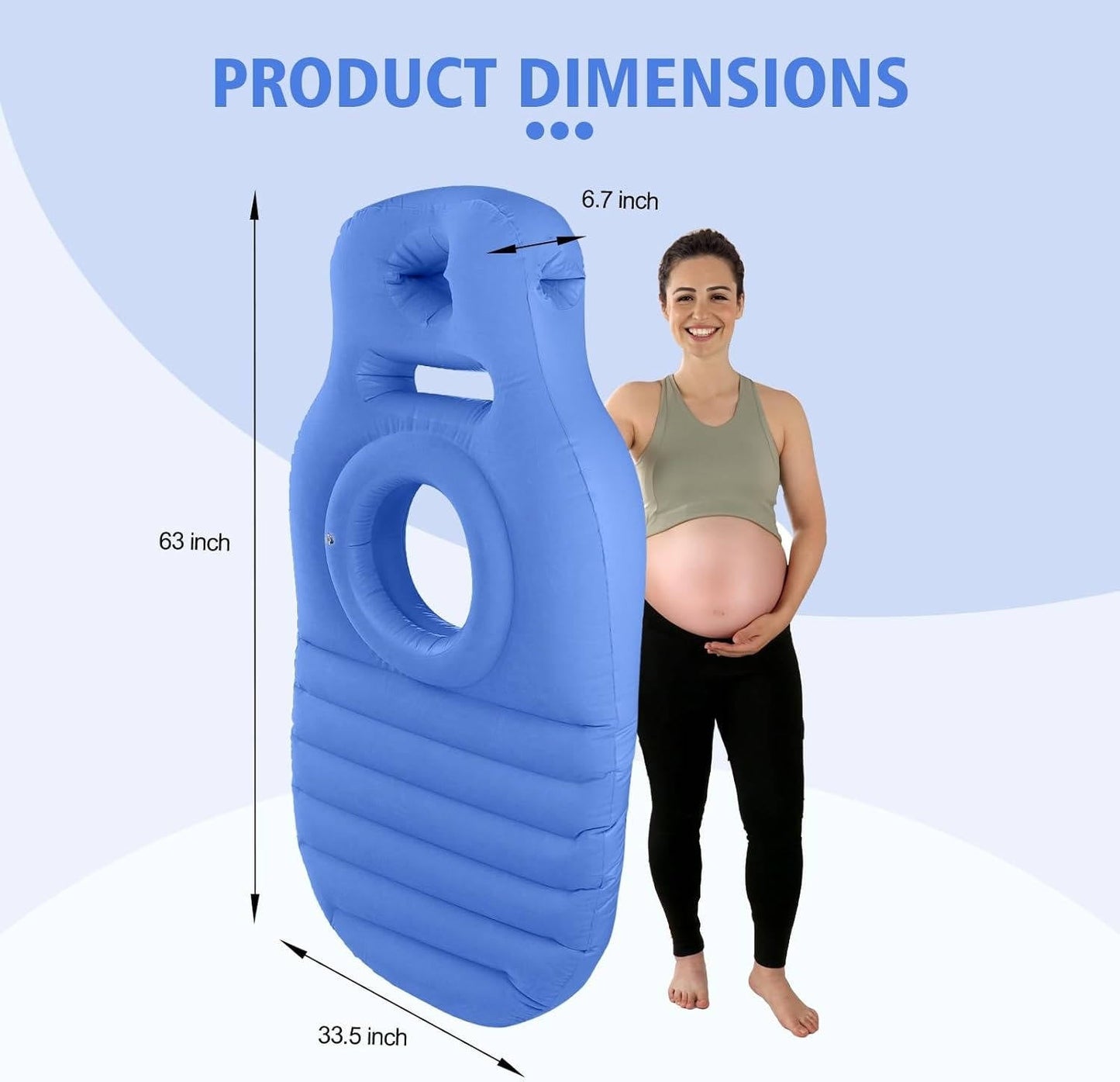 Pregnancy Pillow For Stomach Sleeping Maternity Support And Comfort