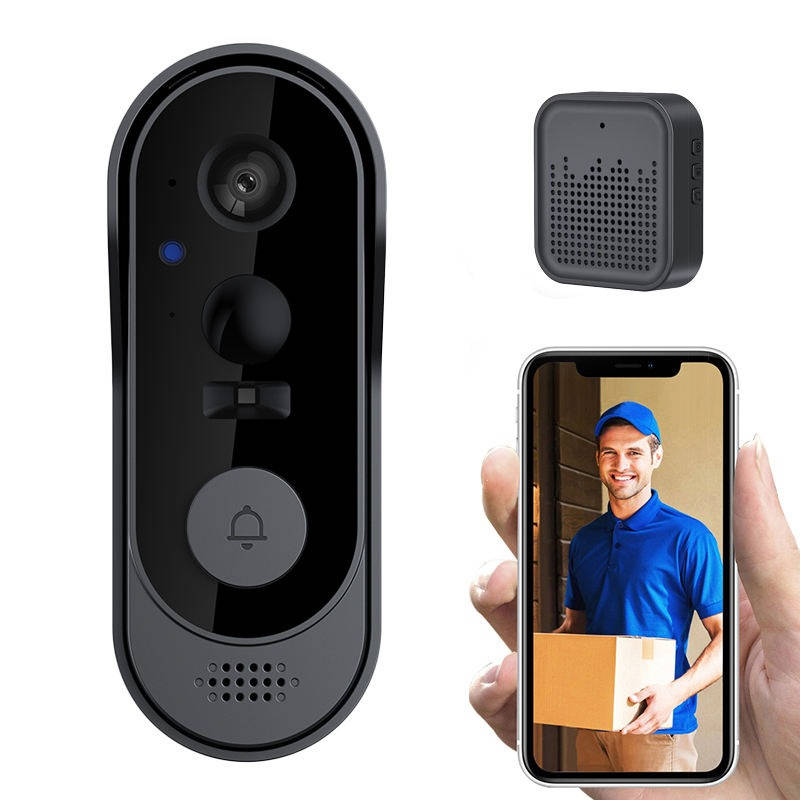 Wireless Smart Video Doorbell With HD Camera, No Subscription Needed