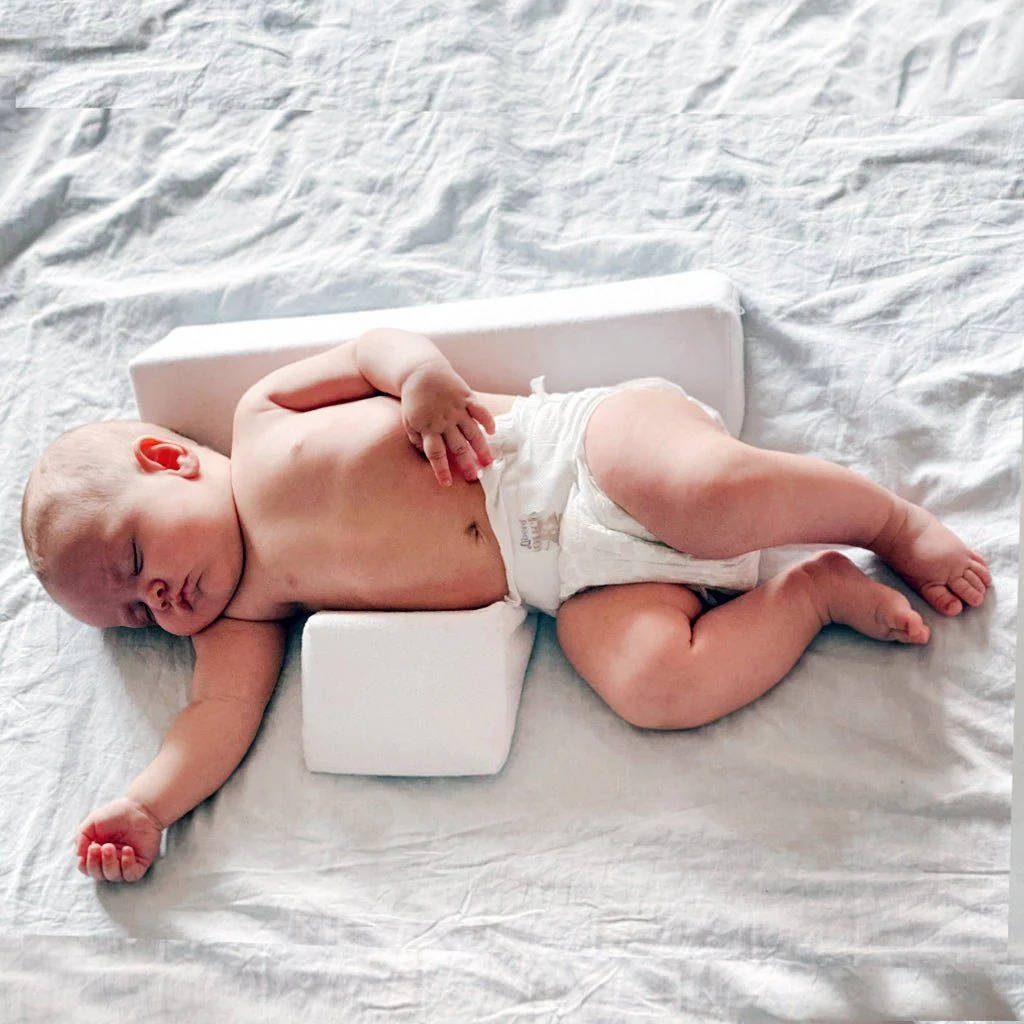 Baby Side Sleeper Wedge For Newborns With Breathable Mesh Cover
