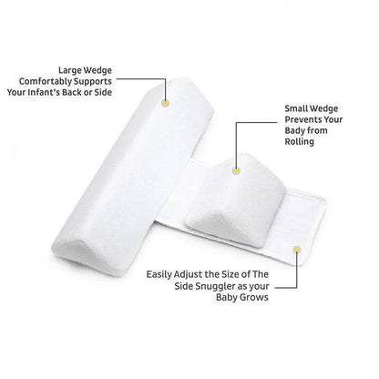 Baby Side Sleeper Wedge For Newborns With Breathable Mesh Cover