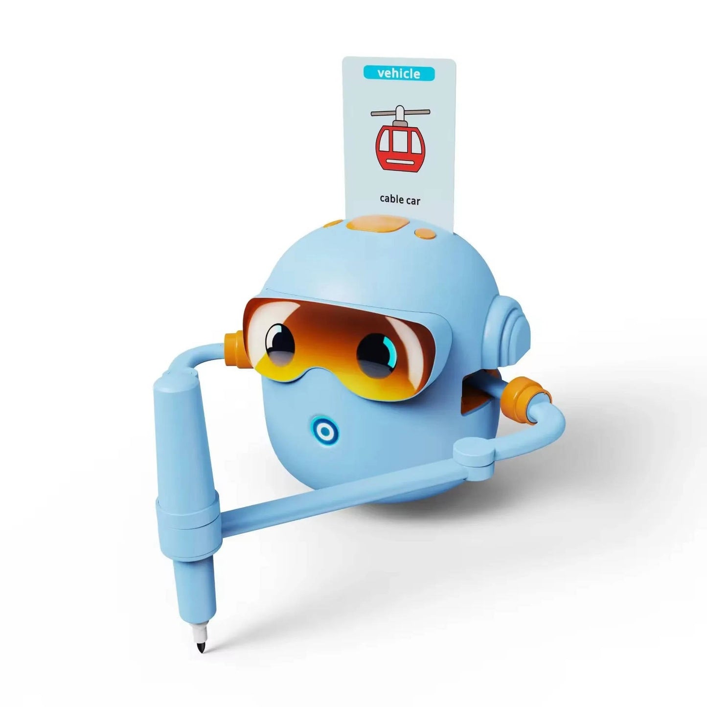 Drawing Robot for Kids with 100 Cards and 16 Washable Markers, Rechargeable STEM Toy