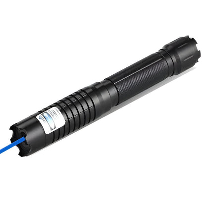 Tactical Flashlight With Integrated Green Laser Sight And Zoomable Beam