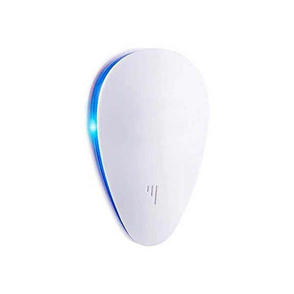 Ultrasonic Pest Repeller with Silent Operation and 1600 Sqft Coverage, Plug-In