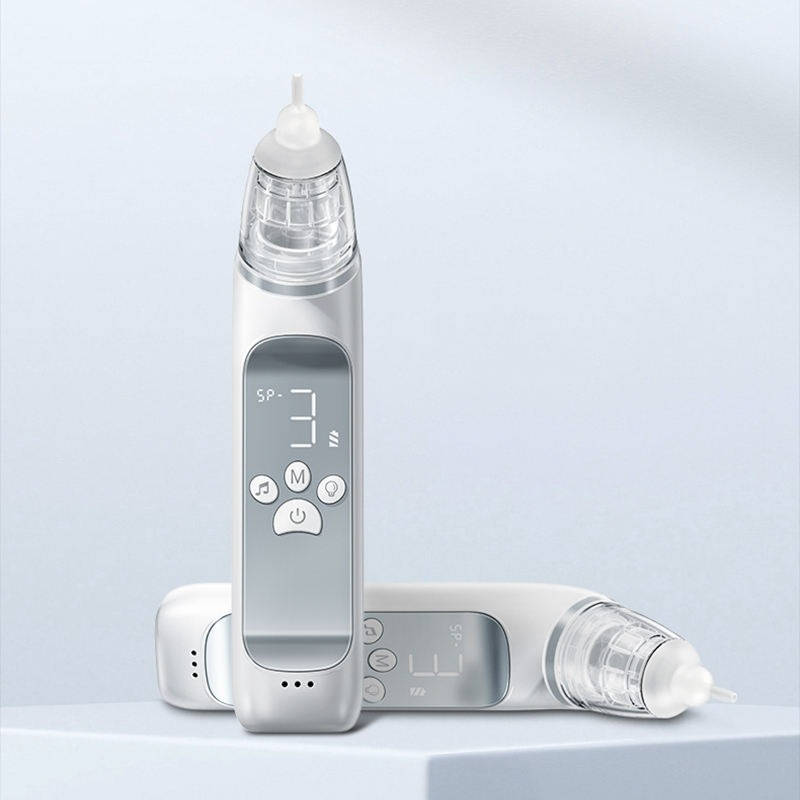 Baby Nasal Aspirator with 3 Suction Levels and Rechargeable Battery, Soothing Music